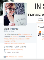 Blair Pettrey twitter